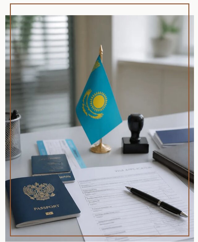 Оформление визы в Казахстан для поездки и работы в Чистополе